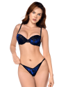 Ensemble 3 pièces Mapalé en velours floral 