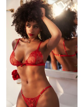 Ensemble 2 pièces rouge 
