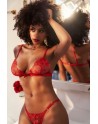 Ensemble 2 pièces rouge 