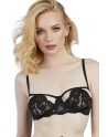 Soutien-gorge ajouré noir 