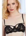 Soutien-gorge ajouré noir 