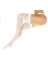 Bas sexy blanc transparent 